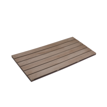 Evolar WPC Bodenplatte für Klimagehäuse Walnut Grey Small