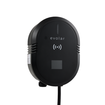 Evolar EV Charger Ladestation - 3-Phasen 11kW - Wifi + 5 Meter Kabel - Typ 2 - Schwarz
