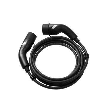 Evolar EV-Ladekabel - 3-Phasen 11kW - Typ 2 - 5M Kabel - Schwarz