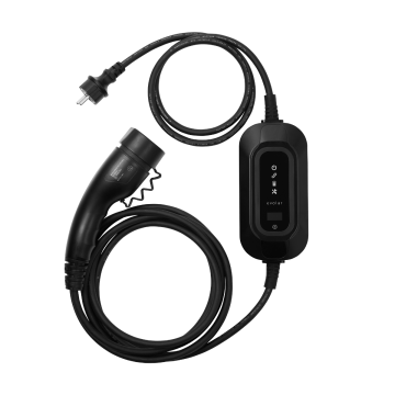 Evolar EV Charger mobiles Ladegerät - 1-phasig 3.7kW - Typ 2 - 5M Kabel - Schwarz
