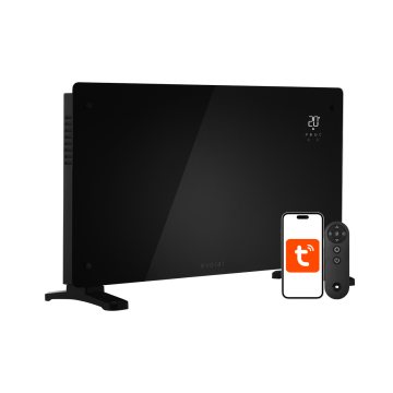 Evolar Konvektor-Heizung - 2500 Watt - WiFi - Schwarz