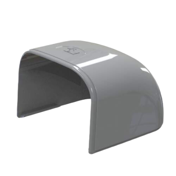 Evolar Klima- Endstück Dunkles Anthrazit - 75X56MM