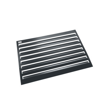 Evolar Rückwand für Klimagehäuse Anthrazit XL