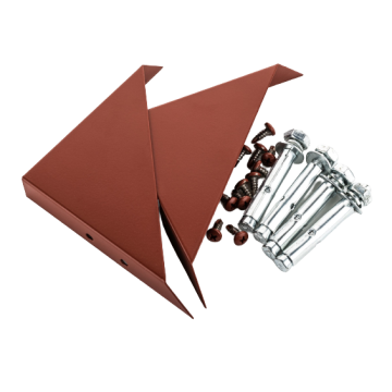 Evolar Evo-Cover Montageset Ziegelrot