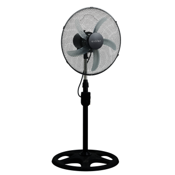 Evolar EVO-18MSFBL Dreibeiniger Ventilator- Schwarz