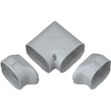 Evolar Klima-Verdrehte Biegung Grau 75 x 63 MM