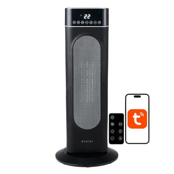 Evolar EVO-CTH2W Elektro-Turmkocher - Wifi - Schwarz