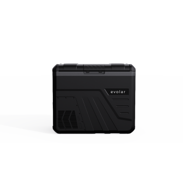 Evolar Elektrischer Kompressor Kühlbox - 35L - 12V/230V - Inklusive 2 Batterien - Schwarz