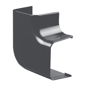 Evolar Airco Langer Flachbogen - Dunkelanthrazit - 90 x 65 MM - 90°