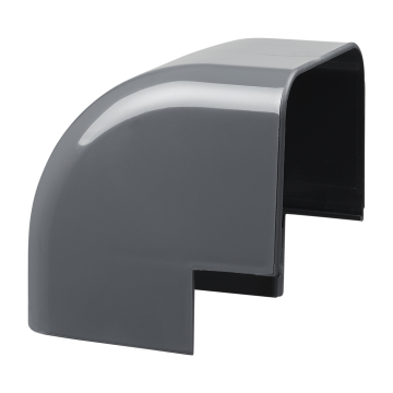 Evolar Airco Langer Außenbogen - Dunkelanthrazit - 90 x 65 MM - 90°