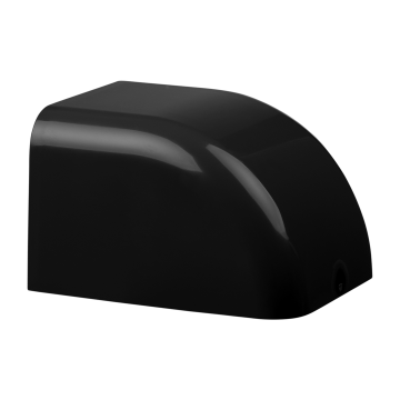 Evolar Klimageräte-Endkappe - Schwarz - 90 x 65 MM