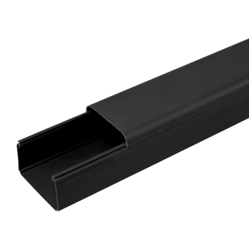 Evolar Klimakanal Schwarz -90 x 65 MM - Länge 0.5 Meter