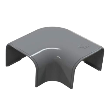 Evolar Klima- Lange flache Kurve Dunkles Anthrazit - 75X56MM