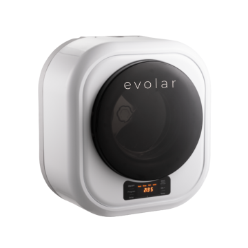 Evolar Mini-Waschmaschine mit Trockner – Weiß