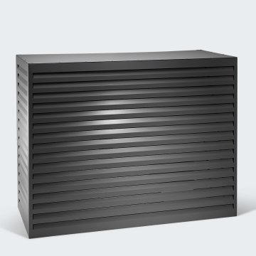 Evolar Klimagehäuse Schwarz XL