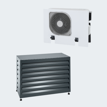 Evolar Warmtepomp Omkasting met Opstelvoetjes Donker Antraciet XS