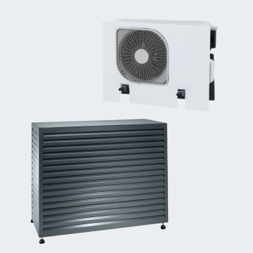 Evolar Warmtepomp Omkasting met Opstelvoetjes Donker Antraciet XL