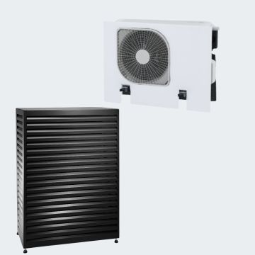 Evolar Warmtepomp Omkasting met Opstelvoetjes Zwart Tower