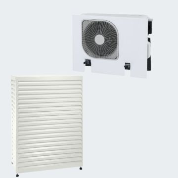 Evolar Warmtepomp Omkasting met Opstelvoetjes Wit Tower
