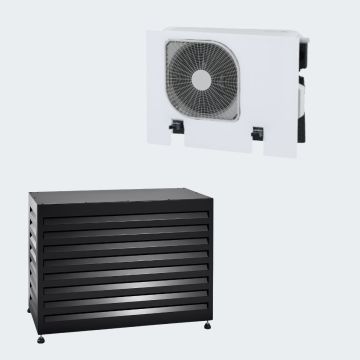 Evolar Warmtepomp Omkasting met Opstelvoetjes Zwart Small