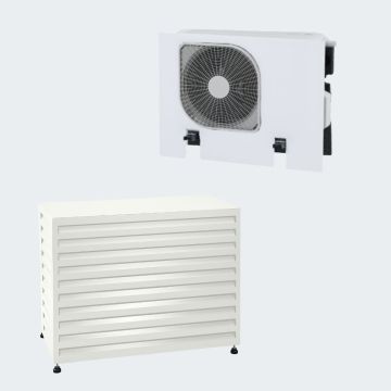Evolar Warmtepomp Omkasting met Opstelvoetjes Wit Medium