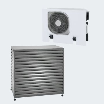 Evolar Warmtepomp Omkasting met Opstelvoetjes Licht Antraciet Large