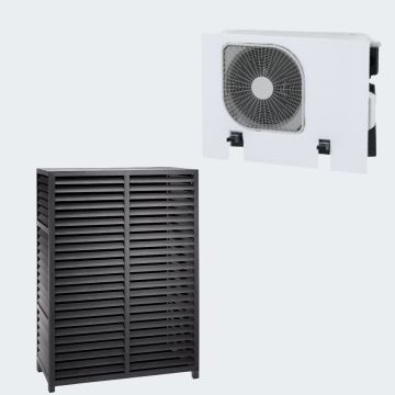 Evolar WPC Warmtepomp Omkasting met Opstelvoetjes Charcoal Grey Tower