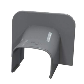 Evolar Klima-  Decken-/Wandendstück Dunkles Anthrazit - 75X56MM