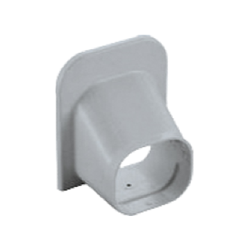 Evolar Klima- Decken-/Wandendstück Grau 75 x 63 MM