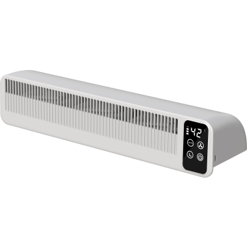 Wiederaufladbarer Heizkörper Ventilator 3W – Weiß – 5200 mAh Akku – mit Fernbedienung