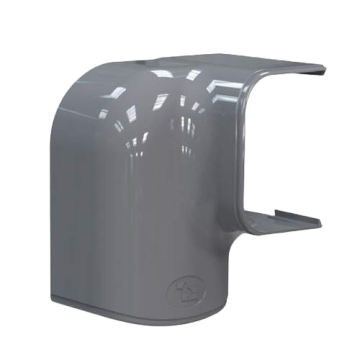 Evolar Klima- Rechtsdrehendes kurve Dunkles Anthrazit - 75X56MM