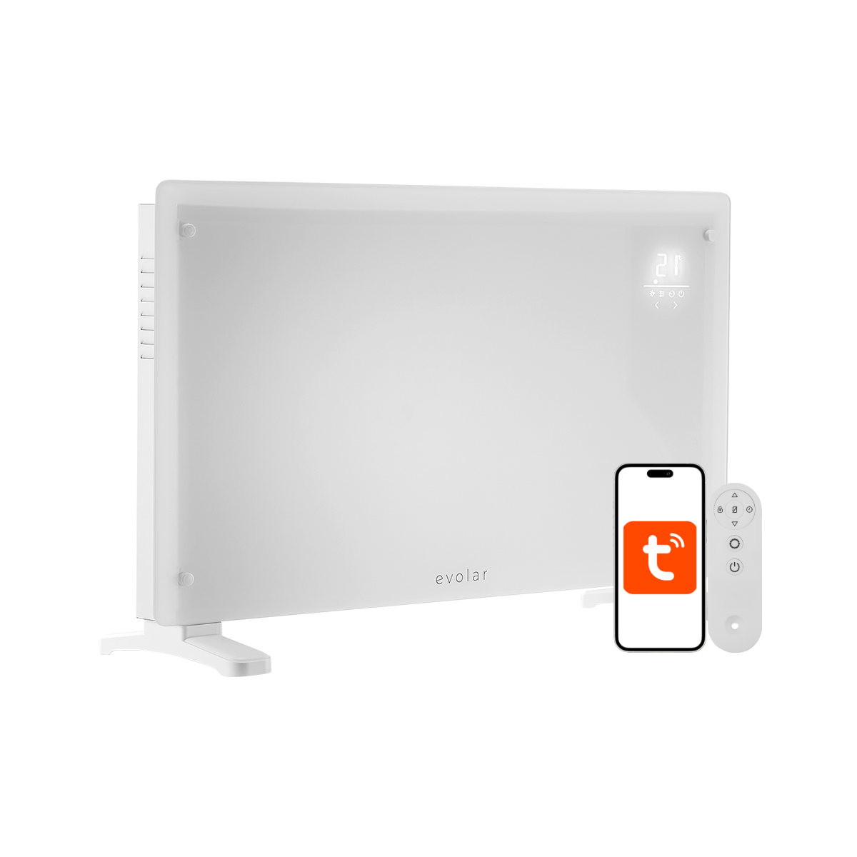 Evolar Konvektor-Heizung - 2500 Watt - WiFi - Weiß - Zweite Chance