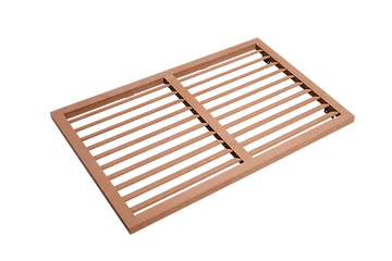 Evolar WPC Rückwand für Klimaschränke Tropical Teak Large