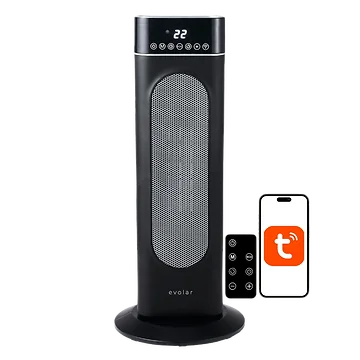 Evolar EVO-CTH2W Elektro-Turmkocher - Wifi - Schwarz