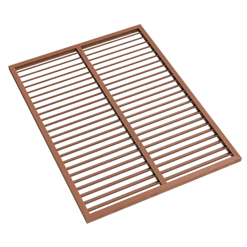 Evolar Rückwand für Klimaschrank Tropical Teak Tower